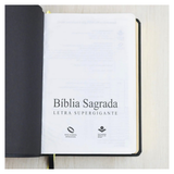 Bíblia Sagrada - Letra Supergigante - NAA - Capa Luxo Preta