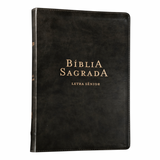 Bíblia Leitura Perfeita - NVI - Letra Sénior - Edição de Luxo - Capa Couro-Soft - Preta