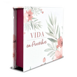 Vida em Provérbios - Floral Gravura - Inspiração e Promessas Caixinha de Versos Bíblicos