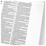 Bíblia King James Fiel 1611- Anote - capa espiral - purple flower