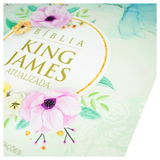 Bíblia King James Atualizada - com espaço para anotações - capa espiral - Blue sky