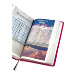 Bíblia Sagrada Letra Jumbo - ARC - Harpa Avivada e Corinhos - Capa PU Luxo Jardim Vermelho