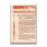 Devocional Priorize Deus 2026 - Mocha - Michel Simplício