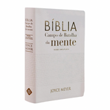 Bíblia Campo De Batalha Da Mente - NVA - Letra Normal - Capa Luxo Branca