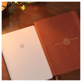 Bíblia Diária Marrom - NVI - Leitura Perfeita - Couro Soft (Kit com caderno)