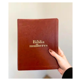 Bíblia Mulheres - Viviane Martinello - NAA - Espaço Para Anotações - Duas Colunas - Capa Marrom