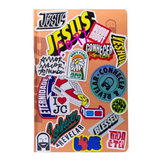 Bíblia Jesus Copy Sticker - NVI - Letra Normal - Capa Dura Terracota