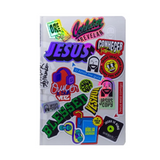 Bíblia Jesus Copy Sticker - NVI - Letra Normal - Capa Dura Off-White (Autocolantes metalizados)