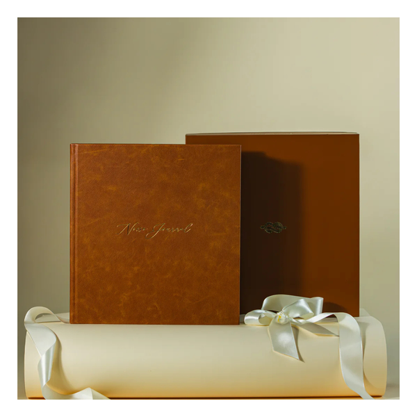 Álbum de Memórias do Casal - Nosso Journal - Marrom