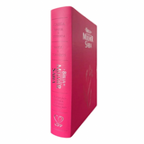 Bíblia De Estudo Da Mulher Sábia - ARC - Harpa Avivada - Capa Magnólia Pink