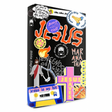 Bíblia Jesus Copy Sticker - NVI - Capa Dura Preta (acompanha autocolantes)