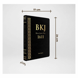 Bíblia King James Fiel 1611 - BKJ - Letra Extra Gigante - Capa Preta