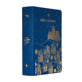 Bíblia The Purpose Book - A21 - Letra normal - Espaço para anotações - Capa tecido azul Reino