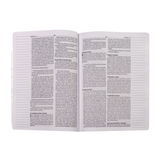 Bíblia Sagrada Jornada com Espaço para Anotaçoes - NAA - Letra Normal - Capa Luxo Tecido Rosas