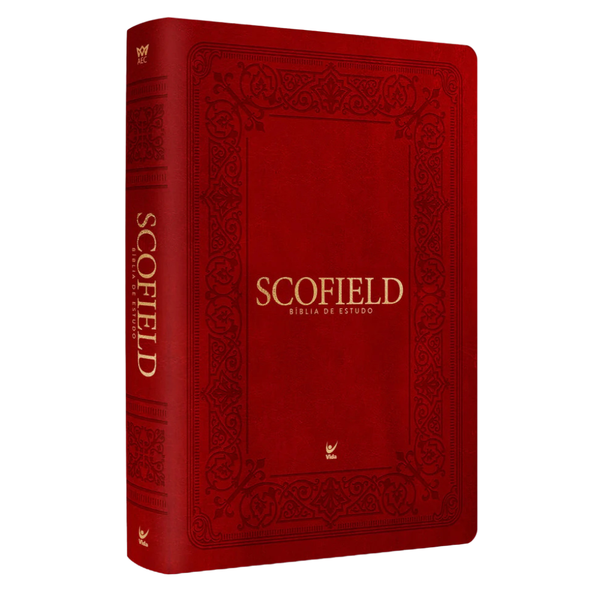 Bíblia de Estudo Scofield - AEC - Letra Média - Capa Vinho Luxo