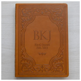 Bíblia King James Fiel 1611 - Extra Gigante - Capa Luxo Castanha