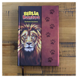 Bíblia Aventura Para Crianças - NVI - Leitura Perfeita - Capa Dura Leão com Fechamento em Imã
