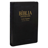 Bíblia Sagrada - Letra Gigante - ARA - Capa Preta Nobre - Notas e Referências C/ Índice