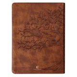 Bíblia Bilíngue - Português E Inglês - NVI - Leitura Perfeita - Capa Couro-Soft Caramelo
