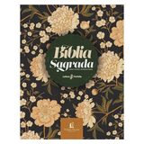 Bíblia Sagrada - leitura perfeita - NVI - com espaço para anotações - couro soft flores