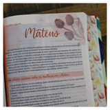 A Bíblia da Mulher - Portátil - NAA - Capa Tulipa Laranja