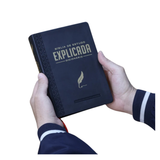 Bíblia De Estudo Explicada - ARC - Letra Média - Luxo Preta