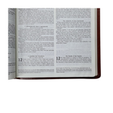 Bíblia Sagrada Bilíngue - Português e Inglês - NVI - Letra Normal - Capa Luxo Marrom