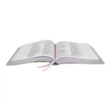 Bíblia Sagrada Jornada com Espaço para Anotaçoes - NAA - Letra Normal - Capa Luxo Tecido Rosas