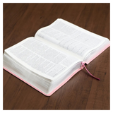 Bíblia de Estudo Pentecostal para Jovens - ARC - Letra Média - Luxo Rosa