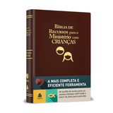 Bíblia de Recursos para o Ministério com Crianças - Apec - ARA - Marrom Luxo