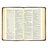 Bíblia Sagrada - ACF - Edição de Luxo em Couro-Soft com Bolso - Slim - Capa Castanha