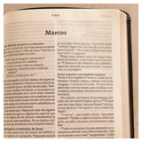 Bíblia Slim Filament - NVT - Letra Grande - Capa Couro Sintético Preto