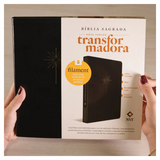 Bíblia Slim Filament - NVT - Letra Grande - Capa Couro Sintético Preto