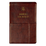 Bíblia Sagrada - ACF - Edição de Luxo em Couro-Soft com Bolso - Slim - Capa Castanha