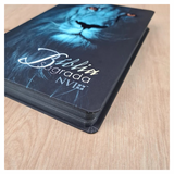 Bíblia Sagrada Leão Azul - NVI - Letra Normal - Capa Dura