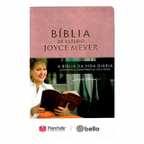 Bíblia De Estudo Joyce Meyer - NVI - Letra Média - Capa Rosa