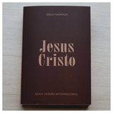 Bíblia Sagrada Jesus Cristo - NVI - Capa Brochura Marrom