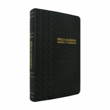 Bíblia Sagrada - ARC - com Harpa e Corinhos - Full Color - Letra Jumbo - Capa Luxo - Arabesco Preto