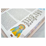 Bíblia Ilustrada Anote Cores E Flores - NVT - Letra Normal - Capa Dura Espiral