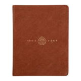 Bíblia Diária Marrom - NVI - Leitura Perfeita - Couro Soft (Kit com caderno)