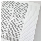 Bíblia King James Fiel 1611- Anote - capa espiral - purple flower