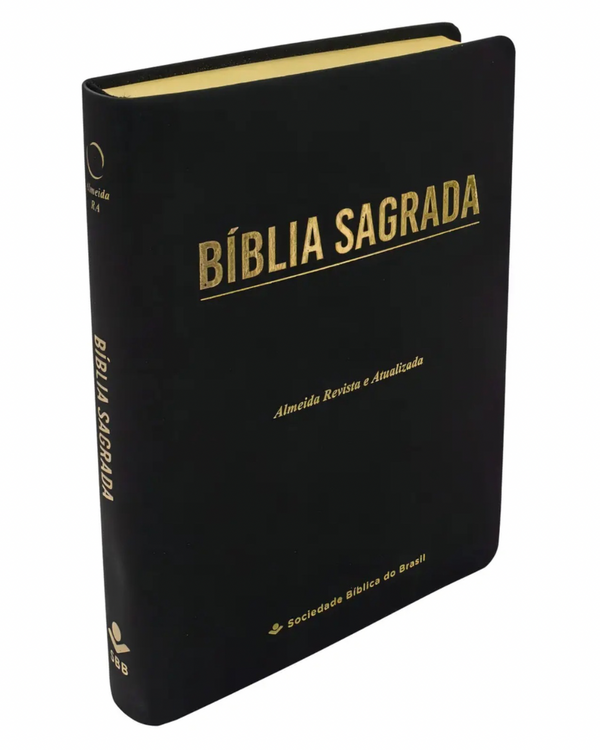 Bíblia Sagrada Economica - ARA - Letra Gigante - Capa Preta Luxo
