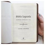 Bíblia Sagrada - ACF - Letra Grande - Couro Soft Marrom