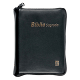 Bíblia de Bolso com Fecho - ARC - (Português de Portugal) - Capa Vinil Preta