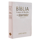 Bíblia Campo De Batalha Da Mente - NVA - Letra Normal - Capa Luxo Branca