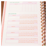 Planner Meu Plano Perfeito Florescer - Capa Dura Coração