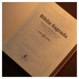 Bíblia Sagrada - ACF - Couro Soft PU - Com Espaço Para Anotações - Castanho