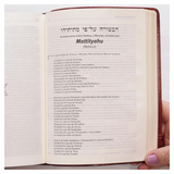 Bíblia Judaica Completa - Letra Normal - Capa Luxo Vermelha