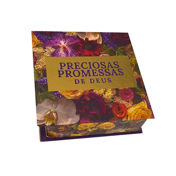 Preciosas Promessas de Deus - Caixinha de Promesas - Floral