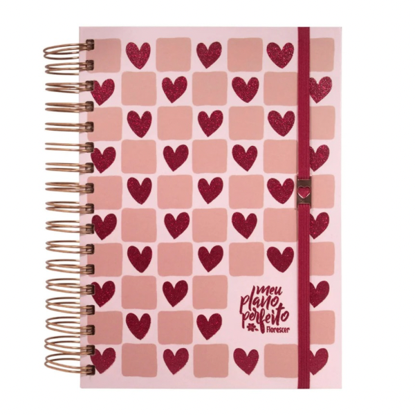 Planner Meu Plano Perfeito Florescer - Capa Dura Coração
